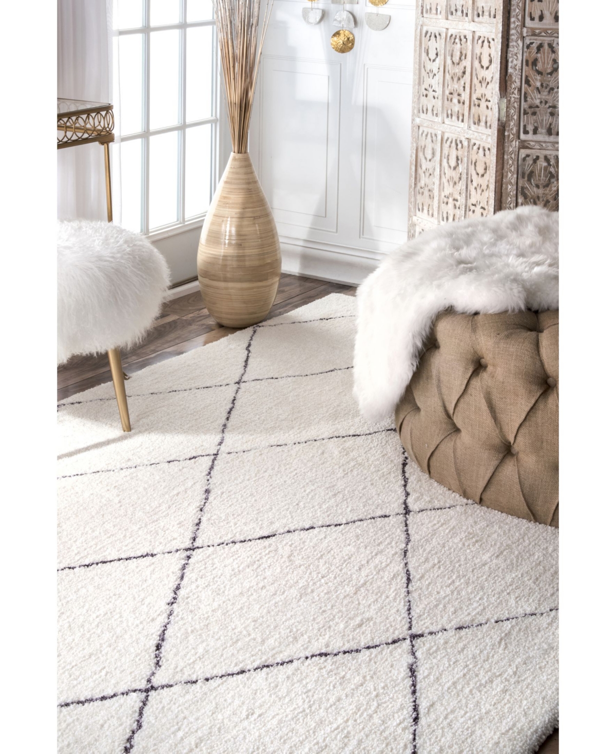 nuLoom Armitra HJMRC1AArea Rug - Neutral