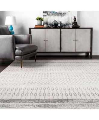 Nova RZBD65B Gray 5' x 7'5" Area Rug