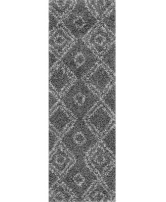 nuLoom Iola OZSG18B Gray 6'7" x 9' Area Rug