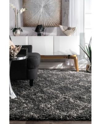 nuLoom Iola OZSG18B Gray 6'7" x 9' Area Rug
