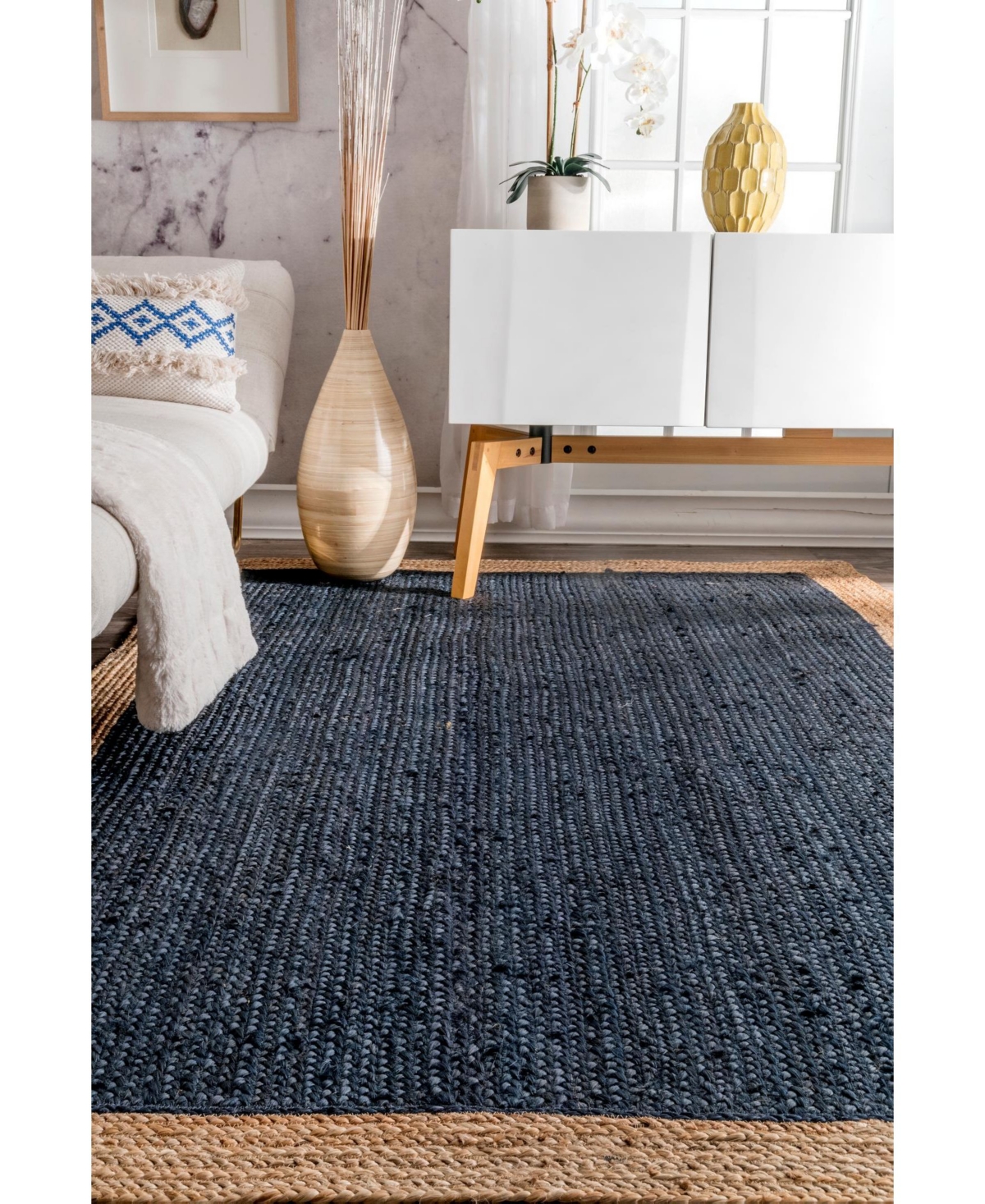 nuLoom Eleonora TAJT09BArea Rug - Blue