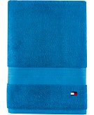 Tommy Hilfiger Modern American Stripe 30 x 54 Cotton Bath Towel - White/Gray