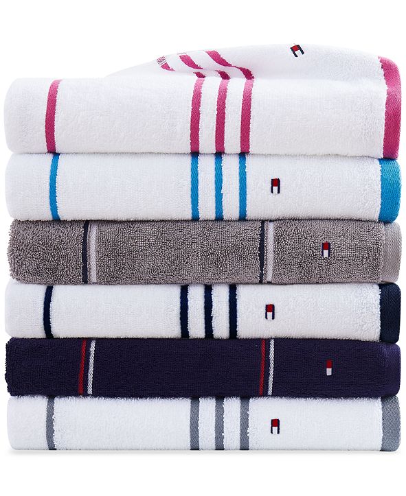 Tommy Hilfiger Modern American Cotton Mix & Match Bath ...