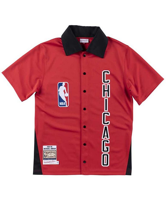 CHICAGO BULLS NBA BASKETBALL STITCHED BUTTON DOWN JERSEY Mens