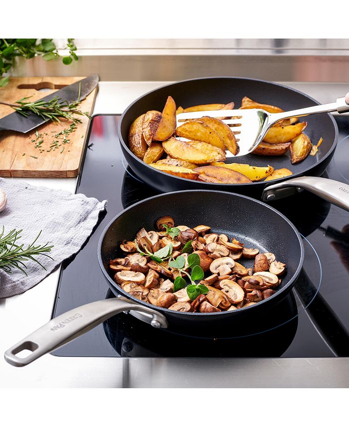GreenPan SearSmart™ Ceramic Nonstick 8" and 10" Fry Pan Set Macy's