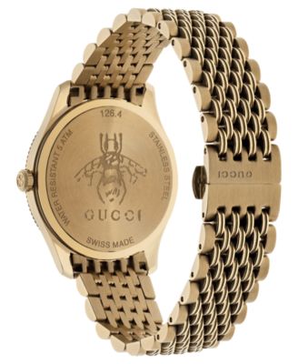 GUCCI 腕時計 G-タイムレス36mm Gucci G-Timeless Gold PVD Stainless Steel Bracelet Watch