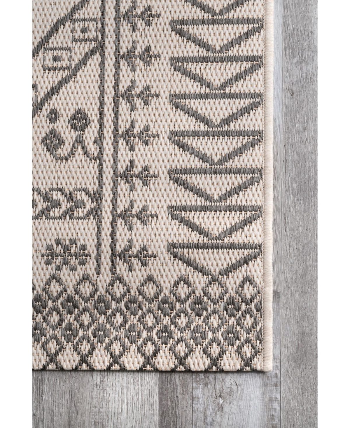 nuLoom Kandace OWDN24BOutdoor Area Rug - Ivory