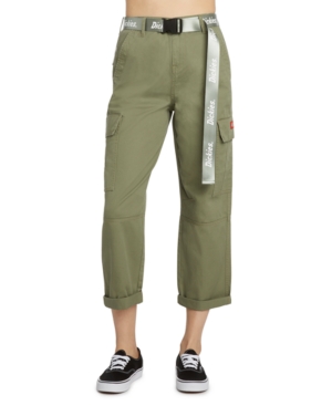 Dickies Juniors' Belted Cargo Capri Pants