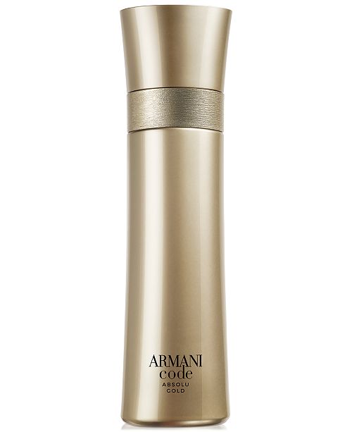 Giorgio Armani Men S Armani Code Absolu Gold Eau De Parfum Spray 3 7 Oz Reviews All Perfume Beauty Macy S
