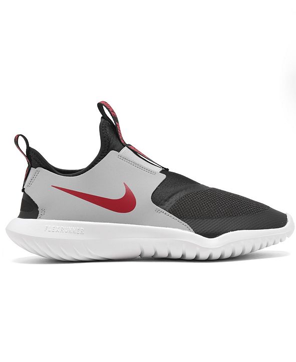 Nike Boys Flex Runner Slip-On Athletic Sneakers from Finish Line ...