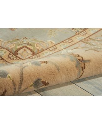 Persian Empire PE22 Aqua 5'3" x 7'5" Area Rug