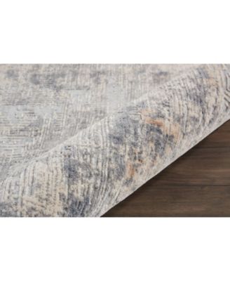 Rustic Textures RUS01 Gray and Beige Rug