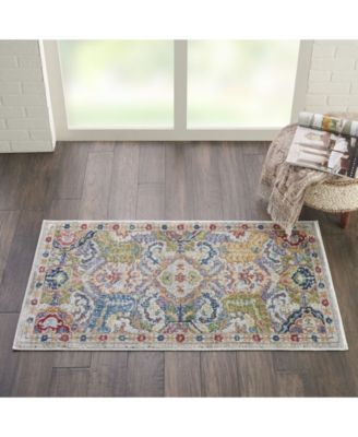 Ankara Global ANR12 Gray and Multi Rug
