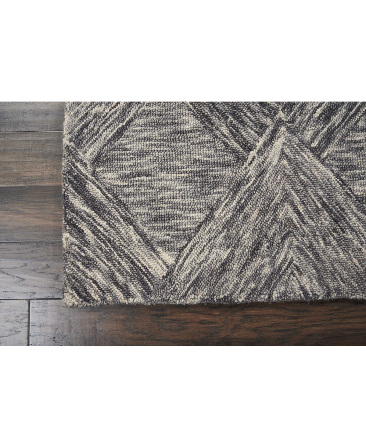 Nourison Home Interlock LNK01 Charcoal 8' x 10'6" Area Rug