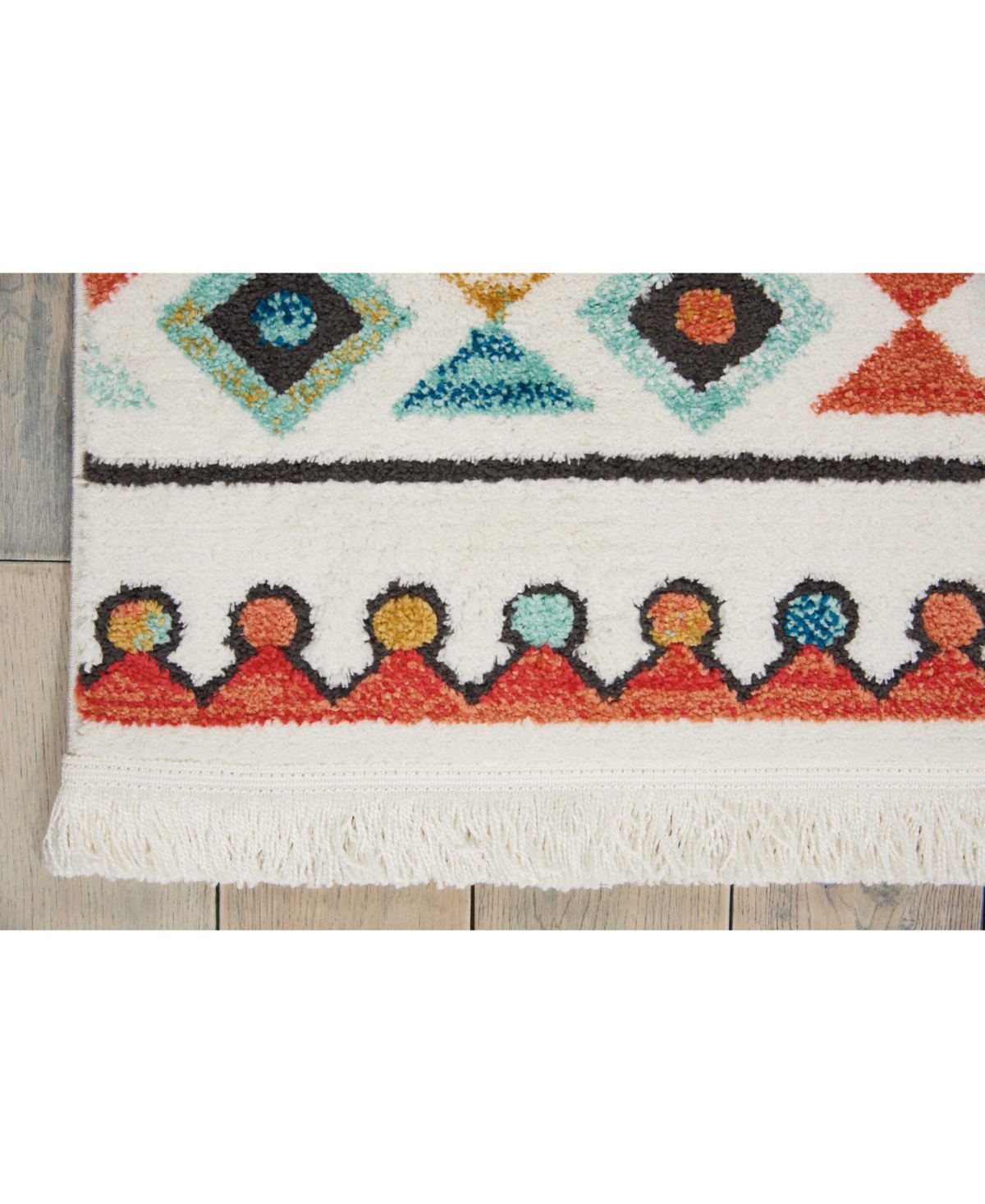 Nourison Home Navajo NAV06Area Rug - White