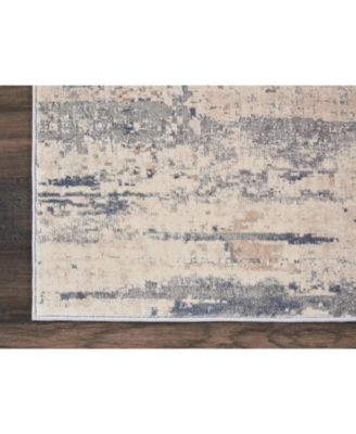 Rustic Textures RUS04 Beige and Gray Rug