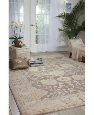 Aldora ALD08 Ivory 5'6" x 8' Area Rug