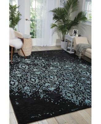 Opaline OPA06 Midnight 3'9" x 5'9" Area Rug