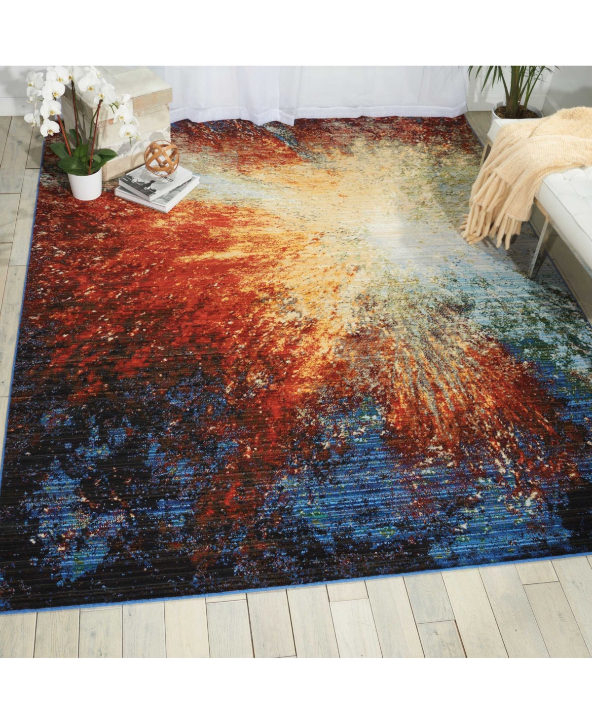 Nourison Home Chroma CRM02Area Rug - Paprika