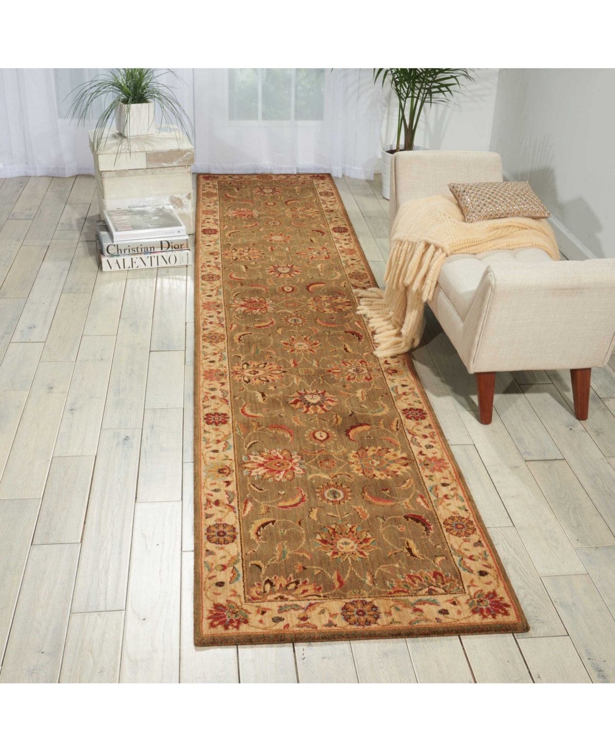Nourison Home Living Treasures LI04 2'6" x 12' Runner Rug