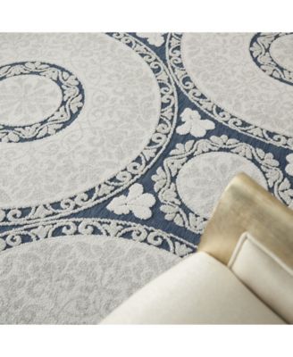 Key Largo KLG03 Blue 5'3" x 7'3" Outdoor Area Rug