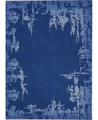 Symmetry SMM02 Navy Rug