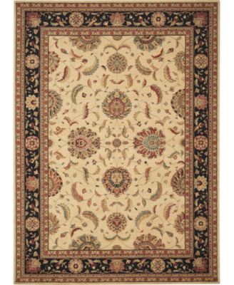 Living Treasures LI04 Ivory 8'3" x 11'3" Area Rug