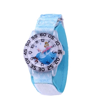 Ewatchfactory Kids' Disney Princess Cinderella Girls' Clear Plastic Watch 32mm In Blue