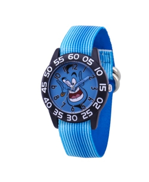Ewatchfactory Kids' Disney Aladdin Genie Boys' Black Plastic Watch 32mm In Blue