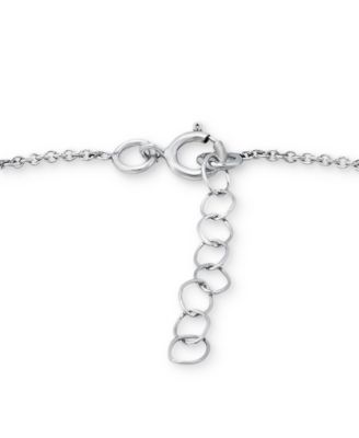 Two-Tone Beaded Ankle Bracelet in Sterling Silver & 18k Gold-Plate, Created for Macy's