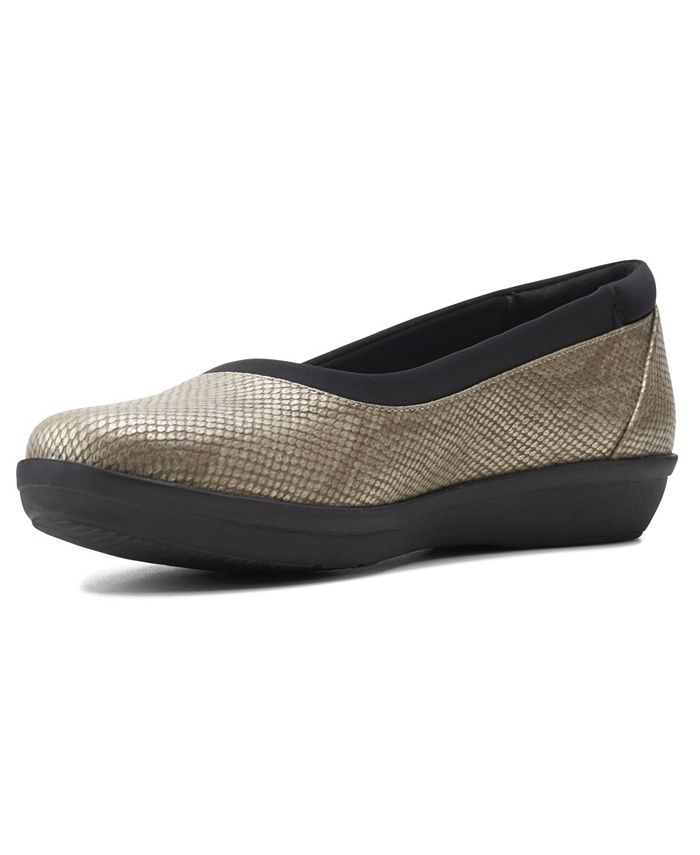 clarks cloudsteppers ayla low women's flats