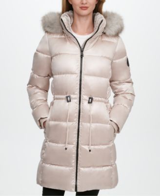champagne puffer coat