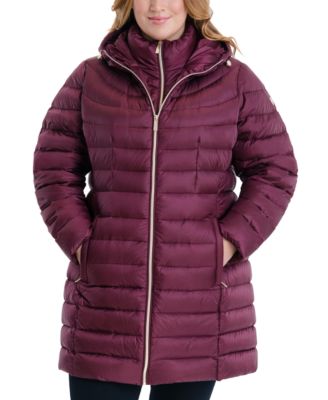 macy's winter coats plus size
