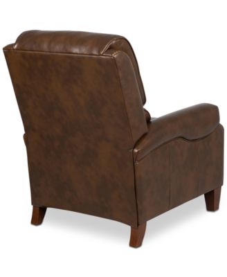 Arianlee Leather Push Back Recliner, Created for Macy's