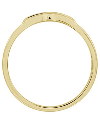 Men's Diamond Accent Band in 10K Yellow Gold