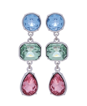 image of T Tahari Candied Floral Drop Earring
