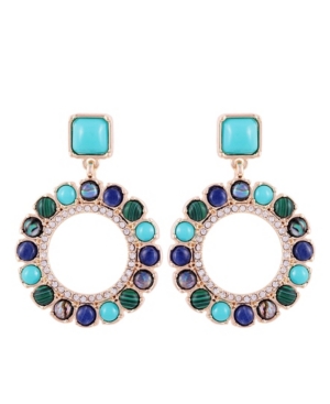 image of T Tahari Spring Romance Front Facing Hoop Earring