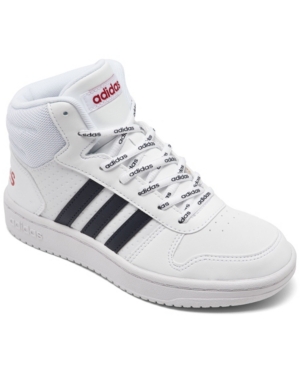 image of adidas Little Kids Hoops 2.0 Mid Top Casual Sneakers from Finish Line