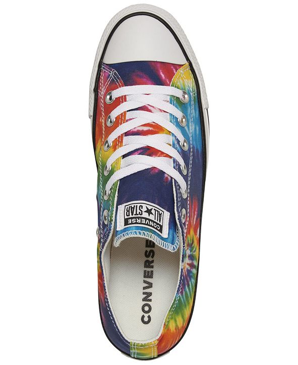 Converse Men's Chuck Taylor All Star Tie-Dye Low Top Casual Sneakers ...