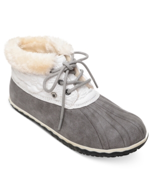 image of Minnetonka Tega Pile-Lined Rain Booties Women-s Shoes