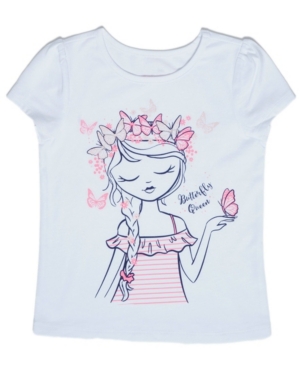 image of Epic Threads Little Girls Butterfly T-shirt
