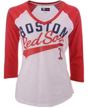 G-iii Women's Sports Boston Red Sox Its A Game Raglan T-Shirt