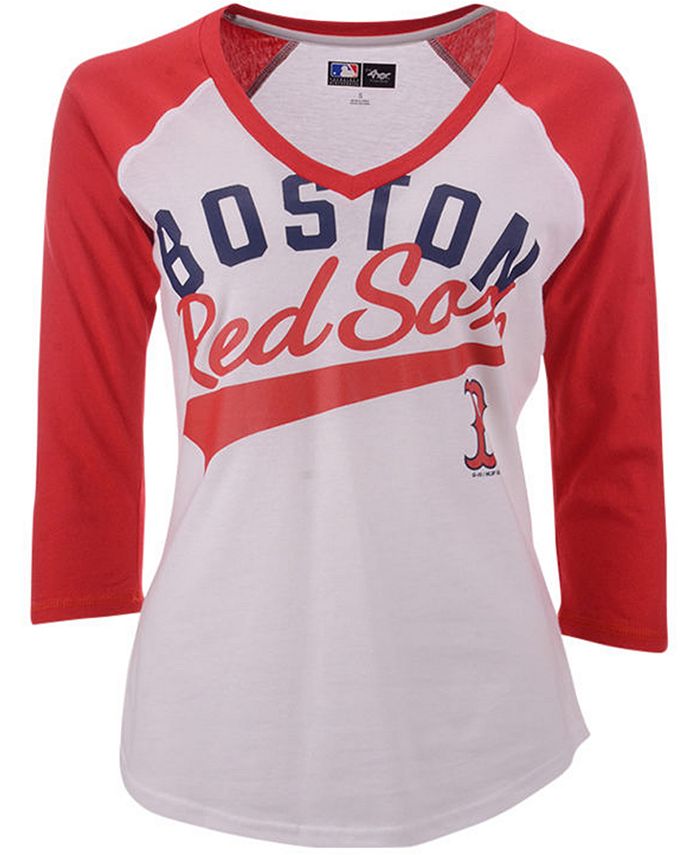Lids G-III Women's Sports Boston Red Sox Its A Game Raglan T-Shirt - Macy's