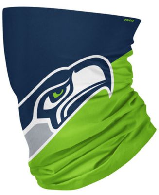 Forever Collectibles Seattle Seahawks Colorblock Big Logo Gaiter Face ...