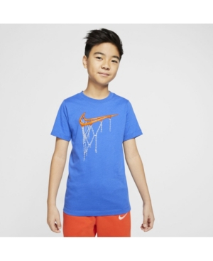 image of Nike Sportswear Big Boys Swoosh Rim T-shirt