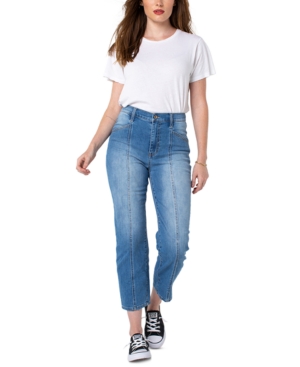 image of Kendall + Kylie Juniors- Karpenter High Rise Straight-Leg Jeans