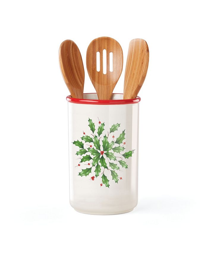 Lenox Holiday Utensil Holder Set Macy's