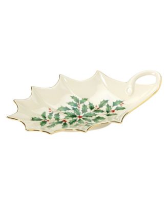 Lenox - Holiday Holly Leaf Dish