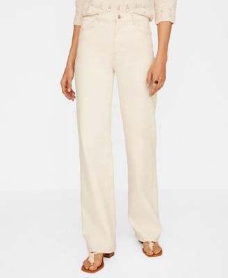 MANGO Wide Leg High Waist Jeans 