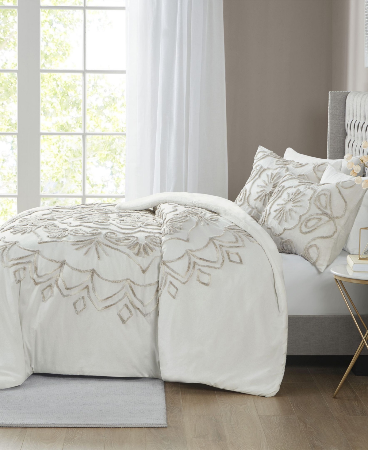 Madison Park Violette 3-Pc. Duvet Cover Set, King/California King
